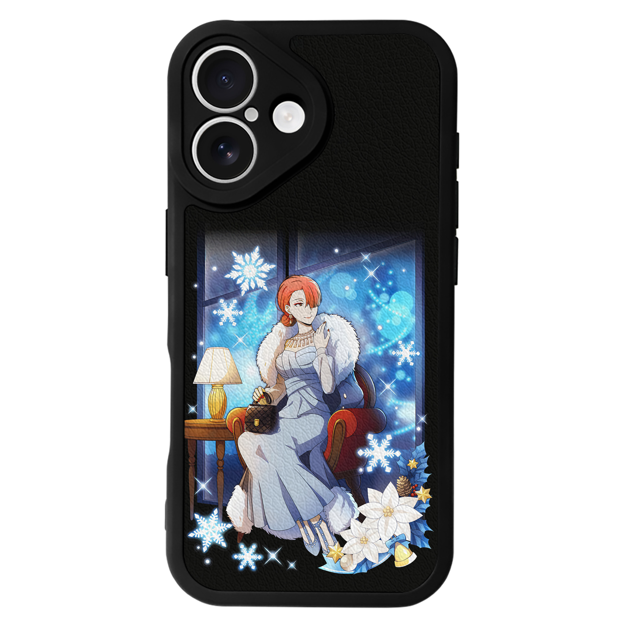 （画像用） 文豪ストレイドッグス Bungo Stray Dogs 【iPhone 16シリーズ対応】シリコンスマホケース（レザー調） 材質：シリコン